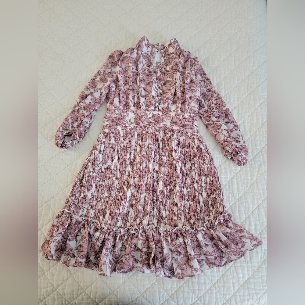 Ivy City Co. Mini Brynley dress in pink size 4-5